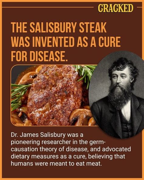 why is it called salisbury steak|Dr. James Salisbury, a germ theory pioneer, invented Salisbury .